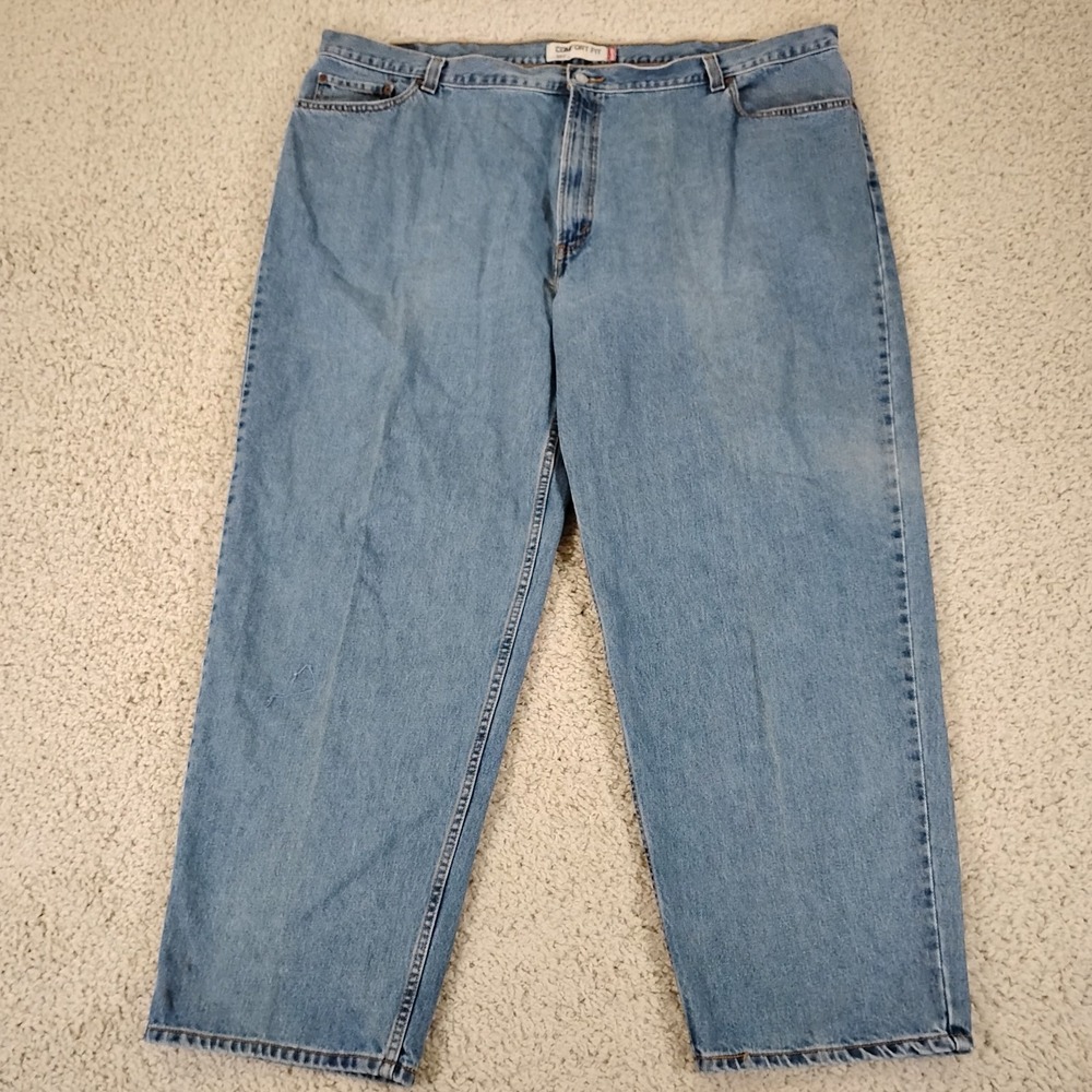 Levis Jeans Mens 52x32 560 Denim Comfort Fit Tapered Zip Y2K Workwear Vintage A2